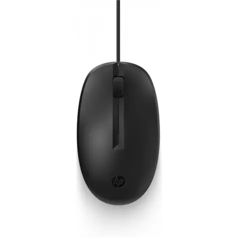 HP 128 černá / Drátová laserová myš / 1200 DPI / USB-A 