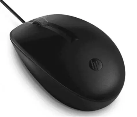 HP 125 optická myš černá / Drátová optická myš / USB-A 