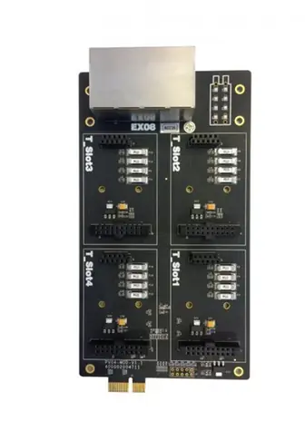 Yeastar EX08 karta / 8 portů / 4 pozice pro S2 / O2 / SO / BRI / GSM