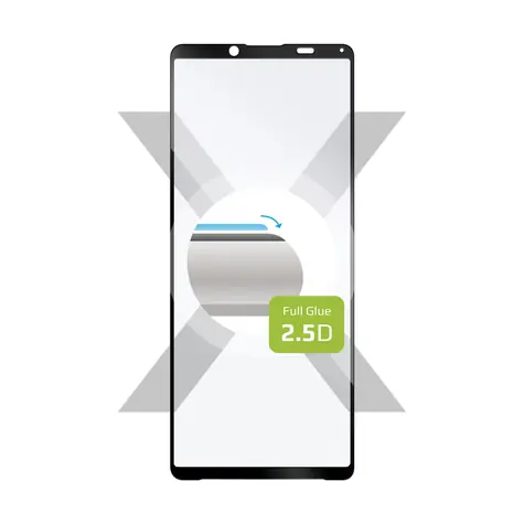 FIXED Full-Cover Ochranné tvrzené sklo pro Sony Xperia 10 III černá / lepení přes celý displej 