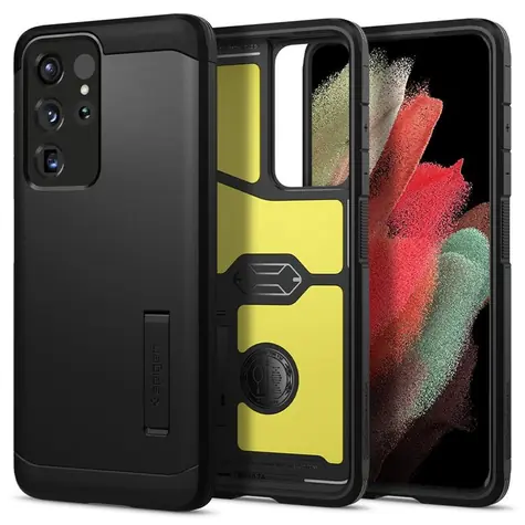 Spigen Tough Armor ochranný kryt pro Samsung Galaxy S21 Ultra černá