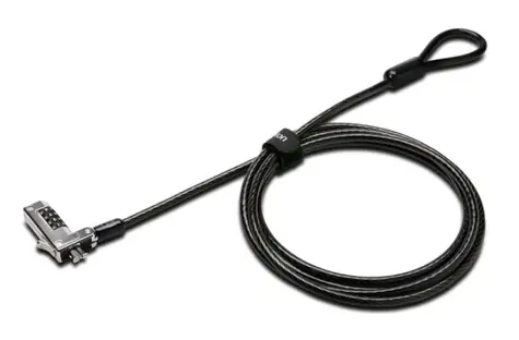 Kensington tenký kombinační zámek na notebook / 4místný číslený kód 