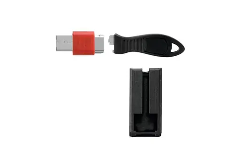 Kensington zámek portu USB s pouzdrem  - hranatý