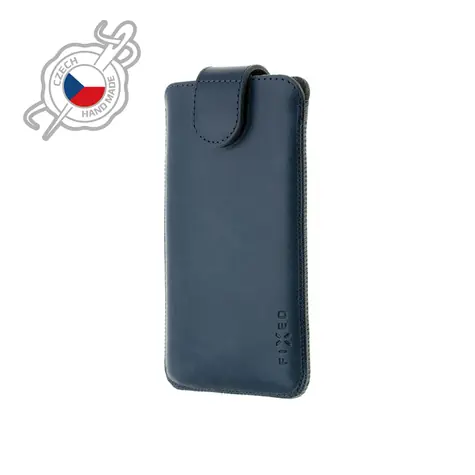 FIXED Posh Kožené pouzdro velikost 5XL+ modrá
