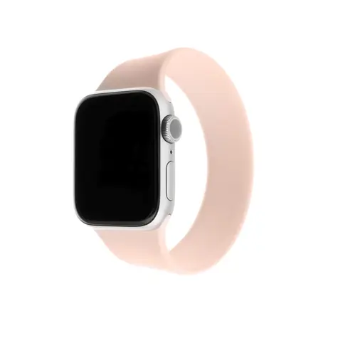 FIXED Silicone Strap Elastický silikonový řemínek pro Apple Watch 38 & 40mm velikost XL růžová