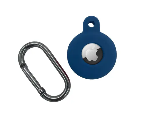 CPA Silikonové pouzdro s háčkem pro Apple AirTag modrá