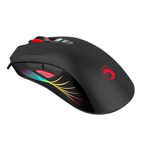 Marvo M519 černá / herní myš / 12000 DPI / 8 tlačítek / USB / 1.5m / RGB LED podsvícení