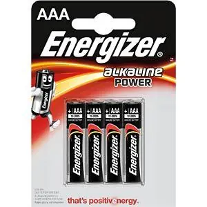 Energizer alkalická baterie AAA LR3 Mircro 1.5V 4 ks