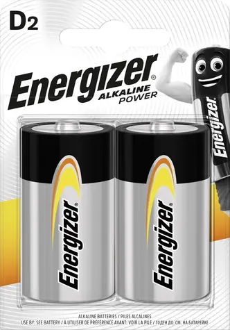 Energizer alkalická baterie D LR20 Mono 1.5V 2 ks