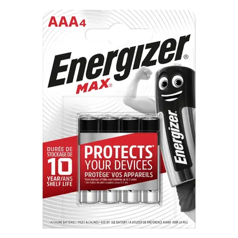 Energizer MAX Baterie -  Mikrotužka AAA 4 ks