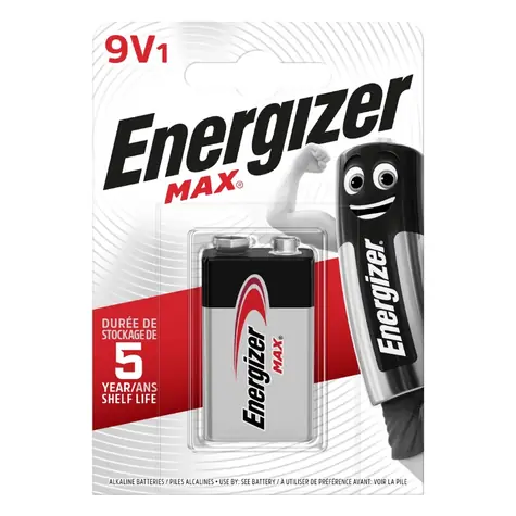 Energizer MAX Baterie -  9V 1 ks