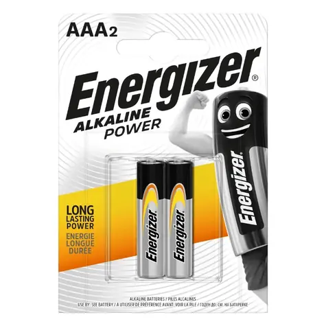 Energizer Alkaline Power Baterie - Mikrotužka AAA 2 ks