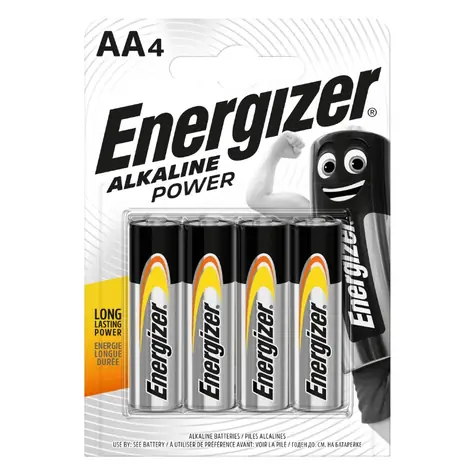Energizer Alkaline Power Baterie - Tužka AA 4 ks