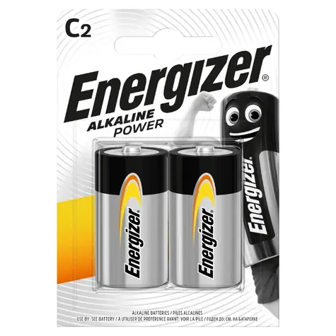 Energizer Alkaline Power Baterie - Malý monočlánek C 2 ks