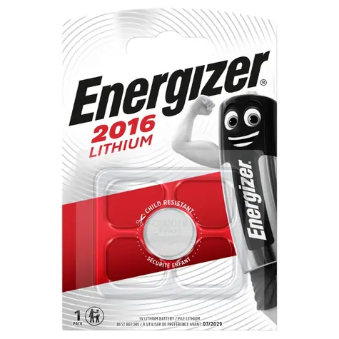 Energizer Lithiová knoflíková baterie - CR2016