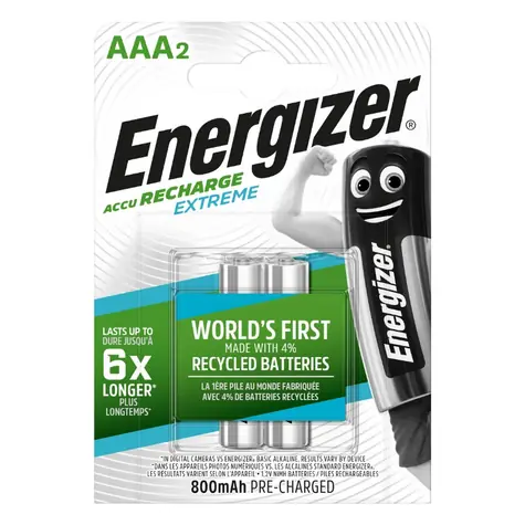 Energizer EXTREME Nabíjecí baterie - AAA - 800 mAh 2 ks