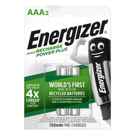 Energizer POWER PLUS Nabíjecí baterie - AAA - 700 mAh 2 ks