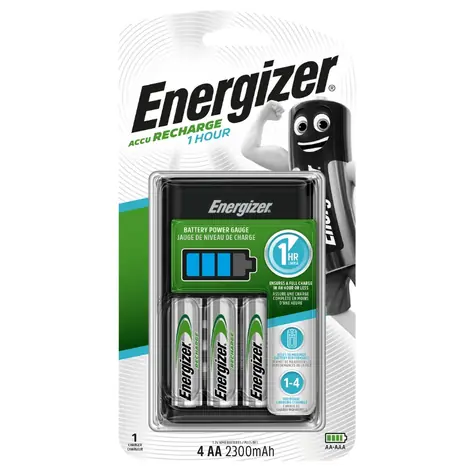 Energizer nabíječka - 1 hodinová + 4xAA Extreme 2300 mAh
