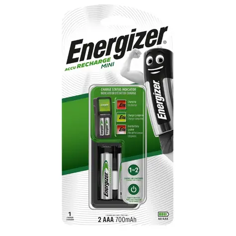 Energizer nabíječka - Mini AAA + 2xAAA Power Plus 700 mAh
