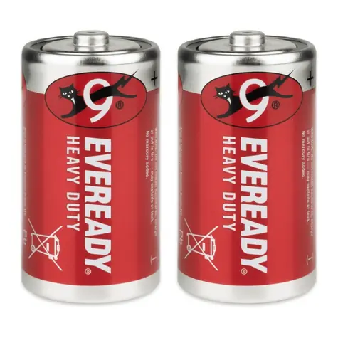Eveready Baterie - Velký monočlánek D 2 ks
