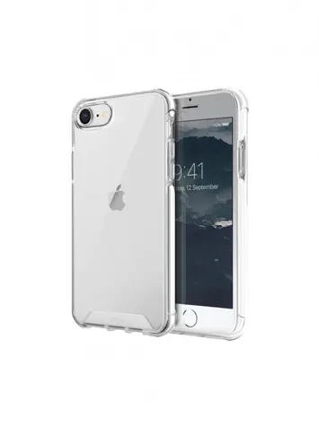 Uniq Hybrid Combat pouzdro pro Apple iPhone SE (2020) BLANC (bílá)