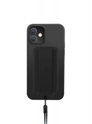 Uniq Hybrid Heldro Antimicrobial pouzdro pro Apple iPhone 12 mini MIDNIGHT BLACK (černá)