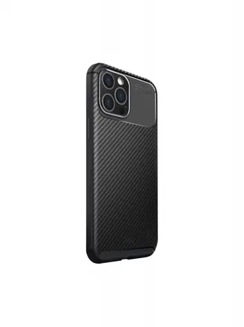 Uniq Hybrid Hexa pouzdro pro Apple iPhone 12 Pro Max MIDNIGHT (černá)