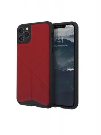 Uniq Hybrid Transforma pouzdro pro Apple iPhone 11 Pro Max Fury Racer (červená)