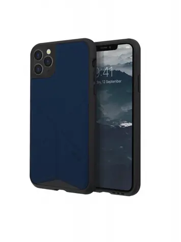 Uniq Hybrid Transforma pouzdro pro Apple iPhone 11 Pro Max Navy Panther (modrá)