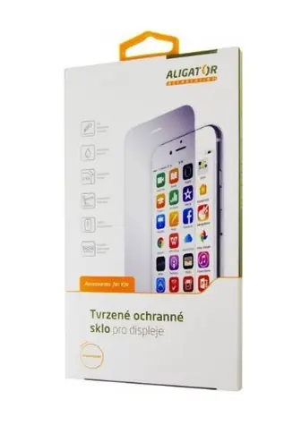 Aligator GLASS Ochranné tvrzené sklo pro Aligator FIGI NOTE3 & PRO černá
