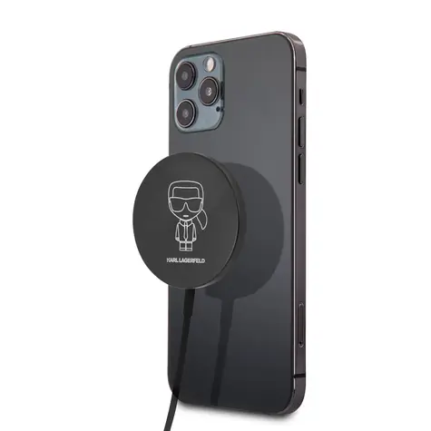 Karl Lagerfeld Outline 15W Wireless Charger Magnetic černá