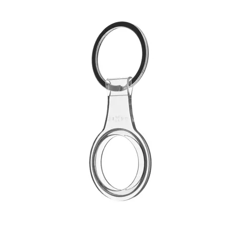 FIXED Pure TPU pouzdro s kroužkem pro Apple AirTag čirá