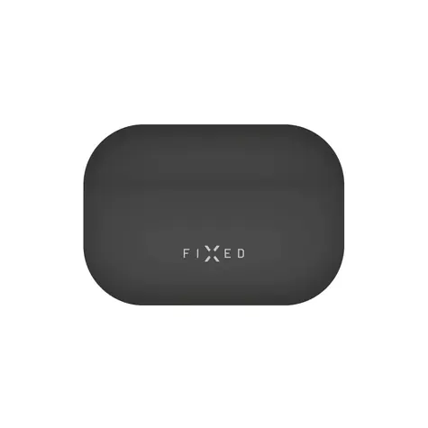 FIXED Silky Ultratenké silikonové pouzdro pro Apple Airpods Pro černá