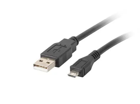 LANBERG Kabel USB 2.0 AM na micro 1.8m černá