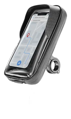 Cellularline Rider Shield Univerzální držák mobilního telefonu  na řídítka  pro motorku i kolo do vel. 6.7