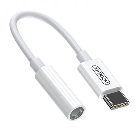 Joyroom SH-C1 Kabelová redukce z USB-C na 3.5mm jack (F) bílá