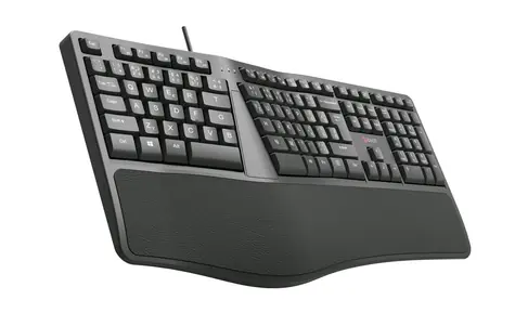 C-TECH KB-113E ERGO slim klávesnice / CZ SK / USB