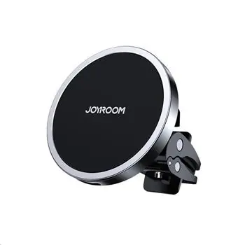 Joyroom JR-ZS240 Magnetický držák telefonu do auta černá / do ventilace / Bezdrátové nabíjení až 15W