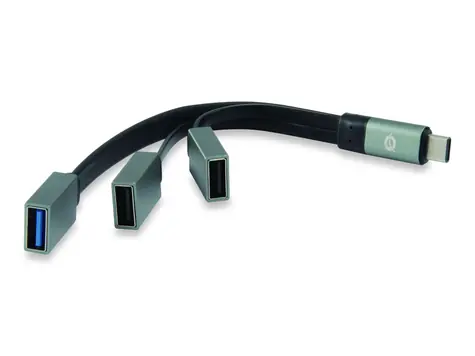 Conceptronic HUBBIES01G USB-C hub / 2x USB-A 2.0 / 1x USB-A 3.0