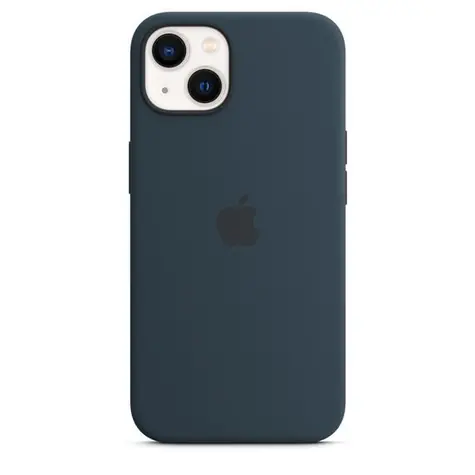 Apple silikonový kryt s MagSafe pro iPhone 13 hlubokomořská-modrá
