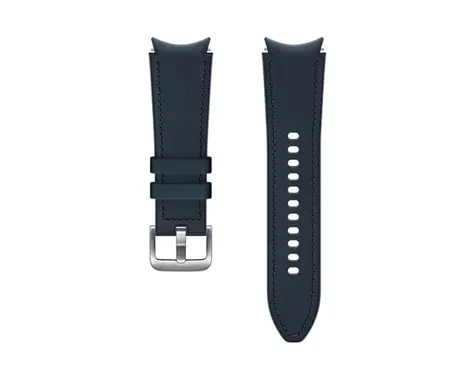 SAMSUNG Hybridní kožený řemínek 20 mm (S-M) modrá