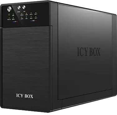 ICY BOX IB-RD3620SU3 černá / externí hliníkový box pro dva 3.5
