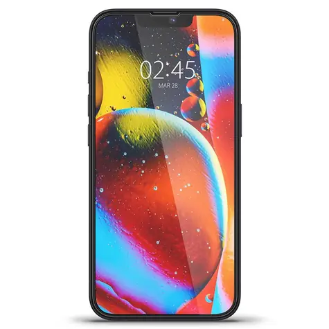 Spigen tR Slim HD ochranné sklo pro iPhone 13 Mini černá