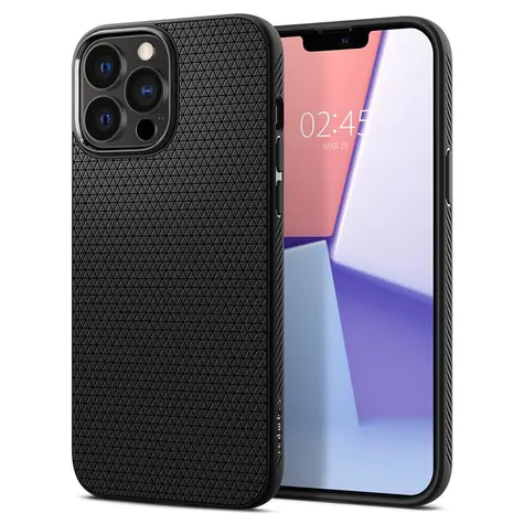 Spigen Liquid Air Zadní kryt pro Apple iPhone 13 Pro Max černá