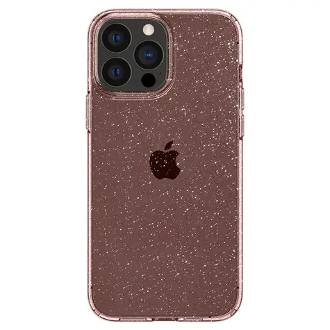 Spigen Liquid Crystal Glitter Zadní kryt pro Apple iPhone 13 Pro Max transparentní-růžová