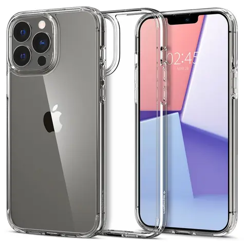 Spigen Ultra Hybrid ochranný kryt pro Apple iPhone 13 Pro čirá