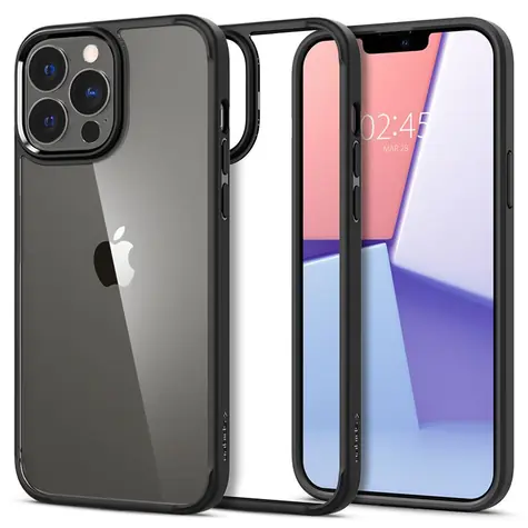 Spigen Ultra Hybrid ochranný kryt pro Apple iPhone 13 Pro Max matně černá