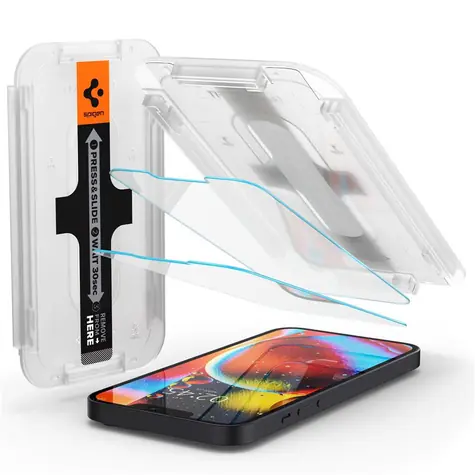 Spigen tR EZ Fit Transparency Sensor Open 2 Pack ochranné sklo pro Apple iPhone 13 mini