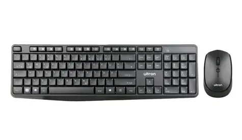 Ultron UMC300 černá / Bezdrátová klávesnice + myš / 2.4GHz