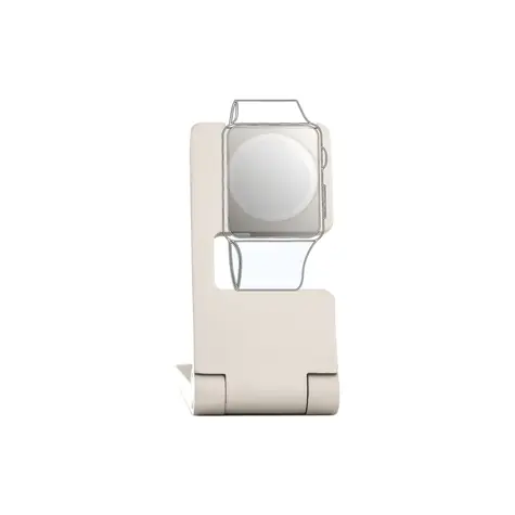 Ultron wStand 2 béžová / Praktický stojánek pro hodinky Apple Watch / kompatibilní s 38 mm a 42 mm